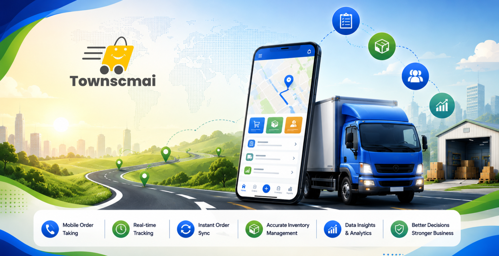 Townscmai Distribution Management Software