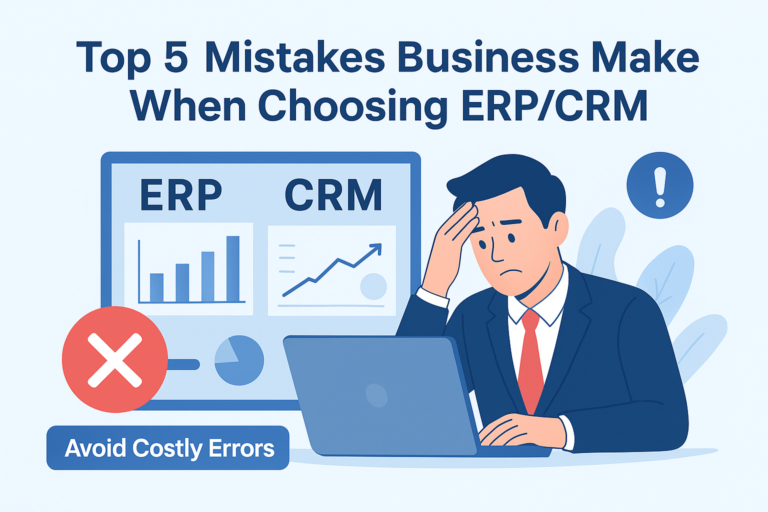 Top 5 ERP/CRM Selection Mistakes That Cost Business Time & Money