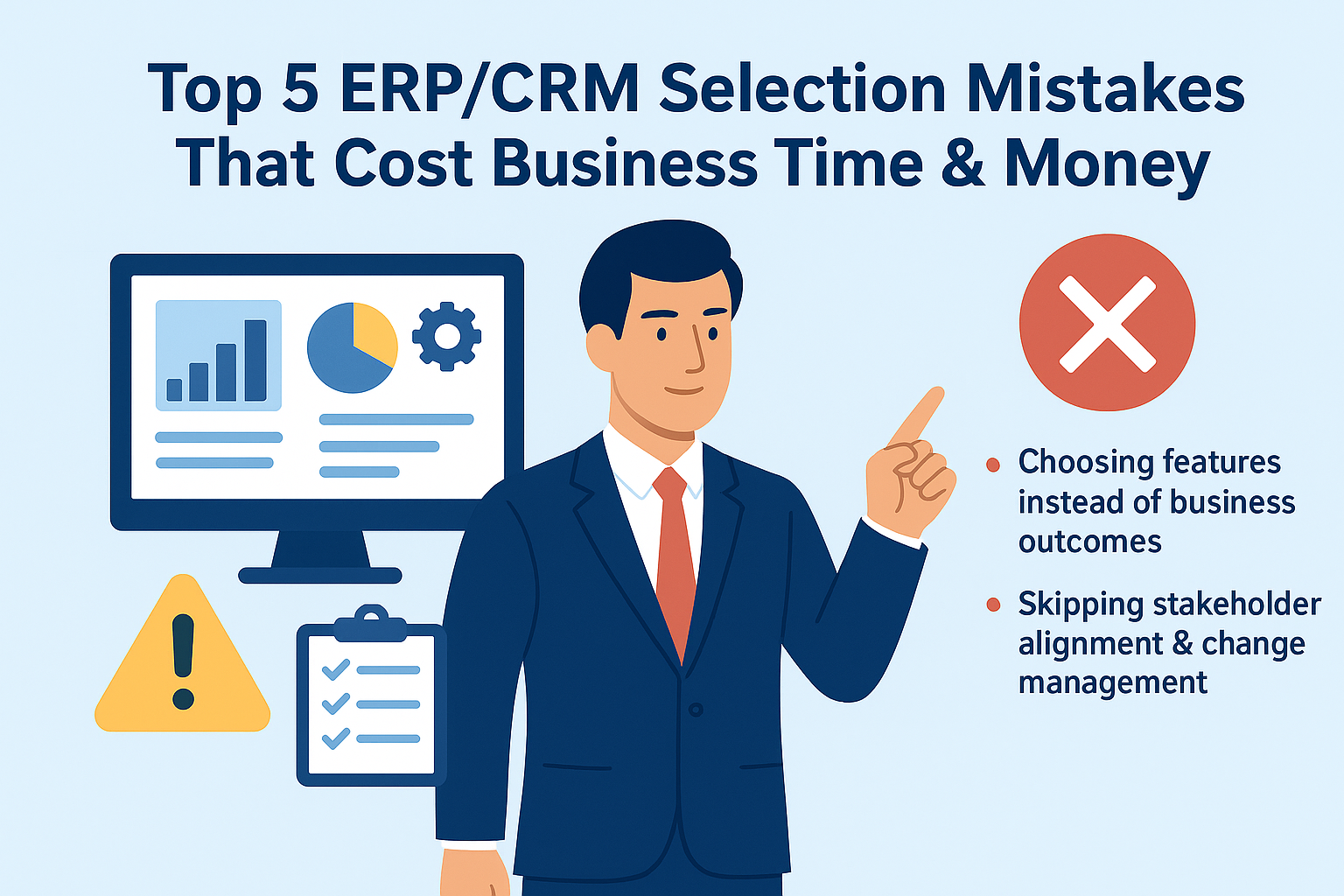 ERP CRM requirements planning